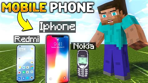 How to make phone in minecraft