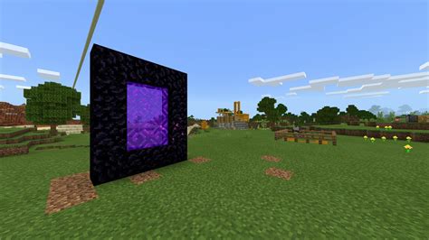 How to make portals in minecraft