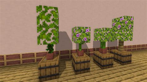 How to make potted plants in minecraft