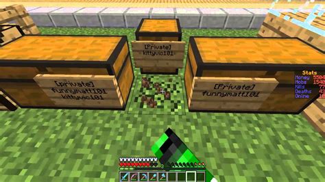 How to make private chests in minecraft