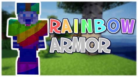 How to make rainbow armor in minecraft