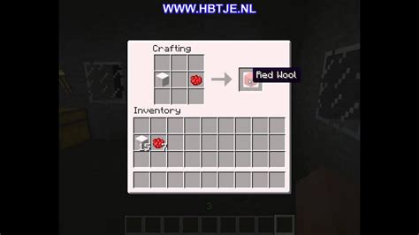 How to make red wool in minecraft