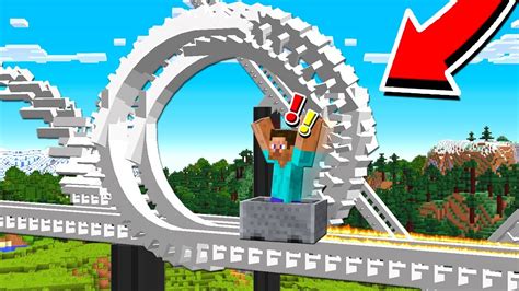 How to make roller coaster on minecraft