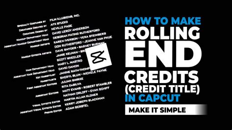 How to make rolling credits in Capcut - techinfoaround.com