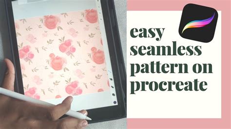 How to make seamless pattern in Procreate in under 3 minutes YouTube