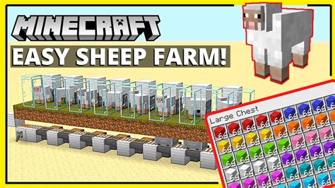 How to make sheep farm in minecraft