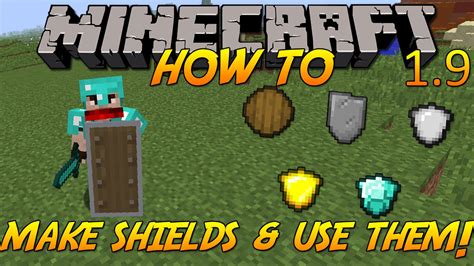How to make sheilds in minecraft