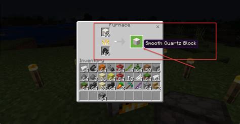 How to make smooth quartz minecraft