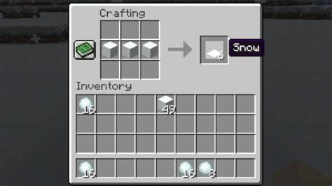 How to make snow in minecraft