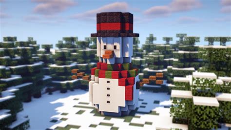How to make snowman in minecraft