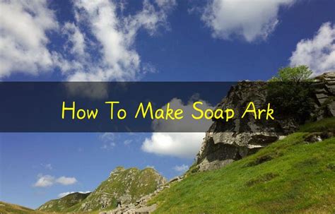 How to make soap ark. This Survival Guide for Ark: Survival Evolved, will teach you how to make and use a Cooking Pot on Ark to make advanced recipes. We will also teach you how t... 