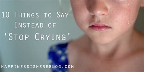 How to make someone stop crying