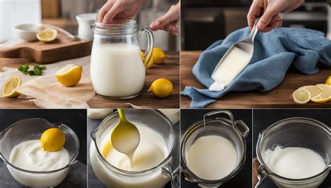 How to make sour milk with Lemon & Vinegar