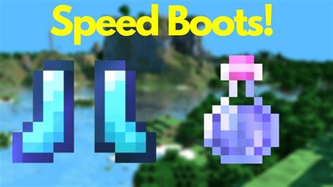 How to make speed boots in minecraft