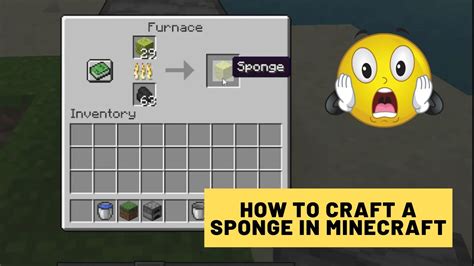 How to make sponge in minecraft