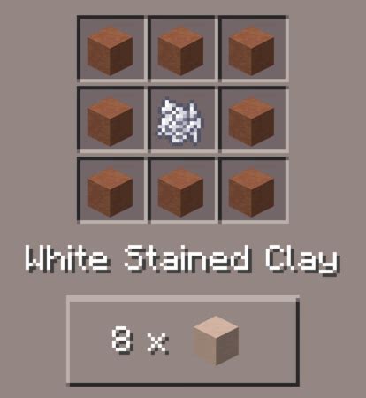 How to make stained clay in minecraft