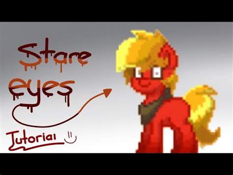 How to make stare eyes in Pony Town :] - YouTube