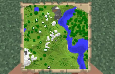 How to make starting map in minecraft