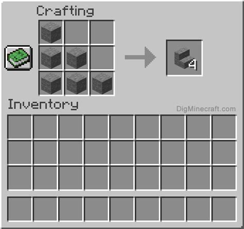 How to make stone stairs in minecraft