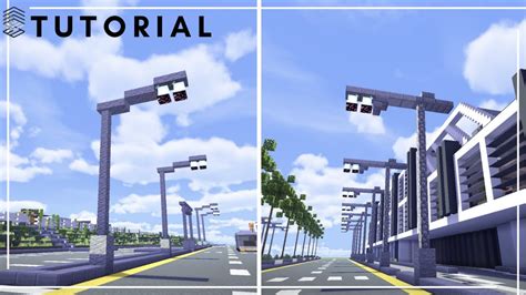 How to make street lights in minecraft