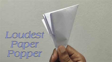 How to make the loudest paper popper.  #origami #popit #fidgettoy #papercraft #diyorigami #cre...