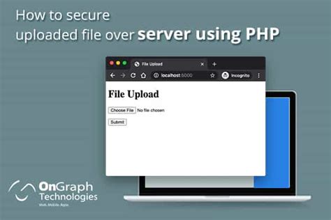 How to make the uploaded file on the server with …