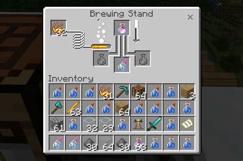 How to make throwing potions in minecraft