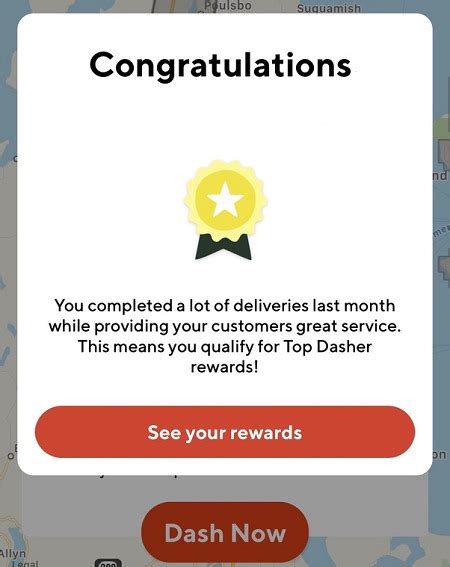 How to make top dasher. Here are the requirements Door Dash has for Top Dasher (as of the update of this article in June, 2022). At the end of the month you must meet the following criteria: Customer rating of at least 4.7. Acceptance rate of at least 70%. Completion rate of at least 95%. 100 completed deliveries during the last month. 