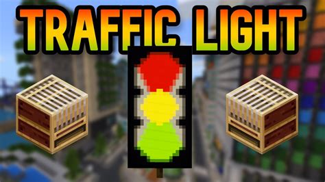 How to make traffic lights in minecraft