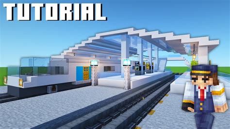 How to make train station in minecraft