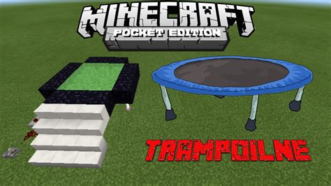 How to make trampoline minecraft