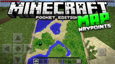 How to make waypoints in minecraft pe