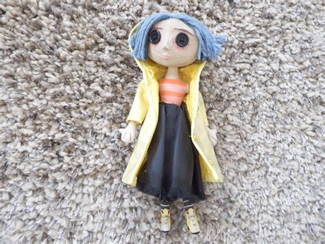How to make your own coraline doll. Looking for a little you. These custom made dolls are made to look just like you, inspired by the coraline movie about an adventurous girl who delves into a warped dark alternative world. These dolls are made from thick recycled canvas, and various other fabrics. The head and shoes are made from clay, with a professionally painted finish to ... 