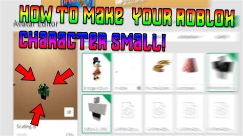 Roblox how to make small character plus a murder mystery secret. 