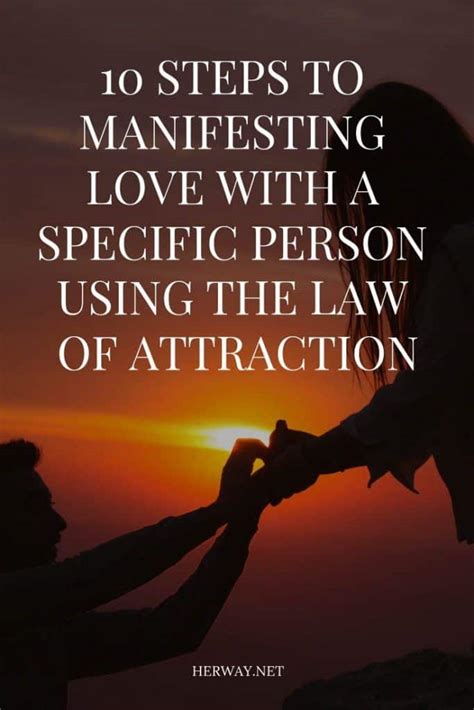 How to manifest someone. Jul 10, 2021 · Take a moment to reflect on the specific person you want to manifest. Gather as much information as you can about this person. List the reasons why you want to attract this person. Set the detailed quality and characters of the person you desire. Identify the attributes that draw you to this person. 