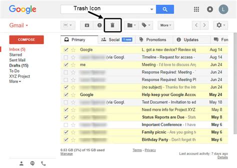 Mass Delete Emails on Gmail – Quick Steps. Open Gmail. Search which emails you want to delete. Select Checkbox to select all emails. Confirm Selection. Click on Delete Emails. Navigate to Empty Trash. Select All > Click on Empty Trash. There is nothing more frightening than facing a shortage of digital storage for your email.
