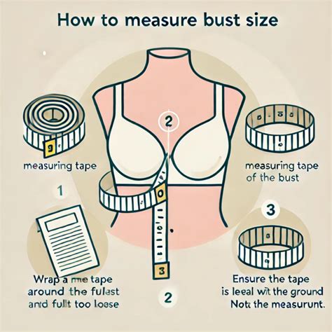 How to measure bust size in cm