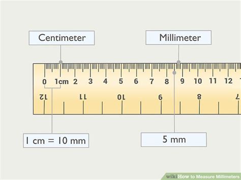 How to measure millimeters. Take a container bigger than the object you want to measure the volume of. It may be a bucket, a measuring cup, a beaker, or a graduated cylinder. It should have a scale. Pour water into the container and read the volume measurement. Put the object inside. It should be totally submerged to measure the object's whole volume. Read off … 