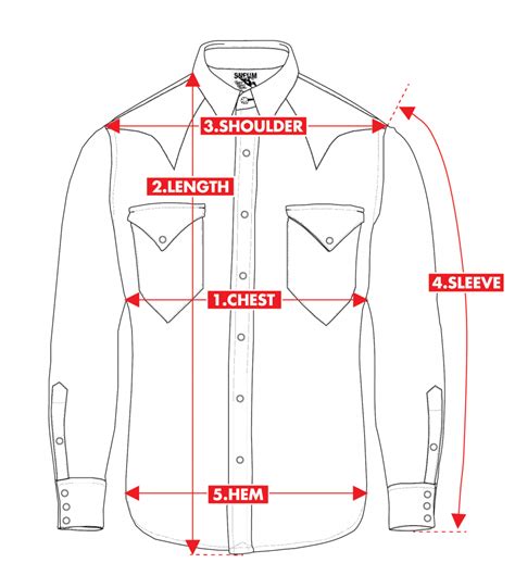 How to measure shirt size. 1 Collar. measure around neck base where shirt fits. 2 Chest. measure around fullest part place tape close under arms. make sure tape is flat across the back. 3 Sleeve. measure from the collar, along the shoulders. and down the outer arm to the hem. 4 Waist. 