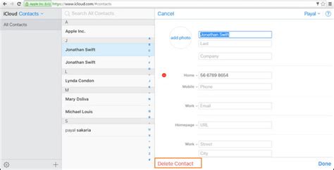 How to merge duplicate contacts in icloud