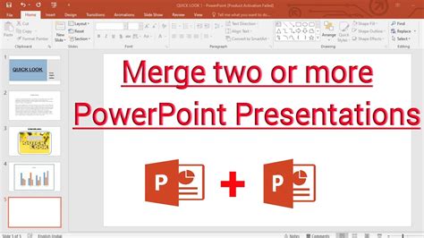 How to merge presentations in powerpoint