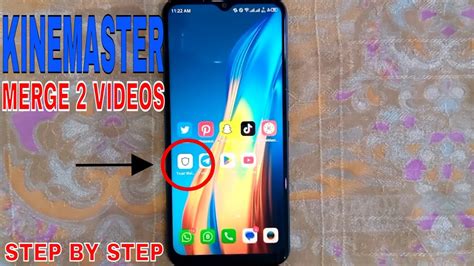 How to merge videos in kinemaster