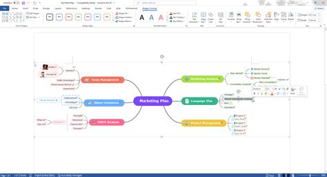 How to mind map in word