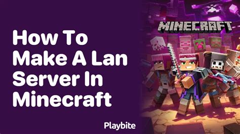 How to minecraft lan server
