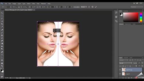 How to mirror an object in photoshop