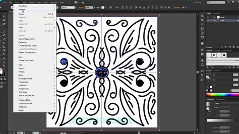 How to mirror path in illustrator