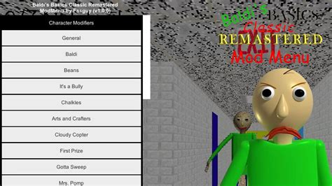 How to mod baldi's basics. A Baldi's Basics (BALDI) Tutorial in the Other/Misc category, submitted by HMCGames Ads keep us online. Without them, we wouldn't exist. ... We don't have paywalls or sell mods - we never will. But every month we have large bills and running ads is our only way to cover them. Please consider unblocking us. Thank you from GameBanana 3. 