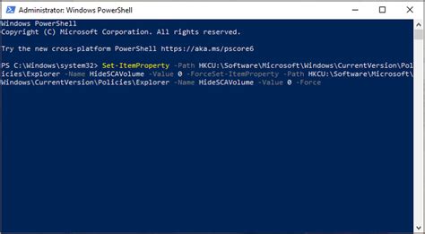 How to modify registry powershell.  When the word Done appears, do one of the follo...