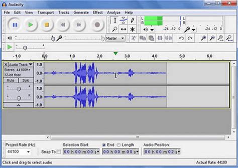 How to modify voice in audacity