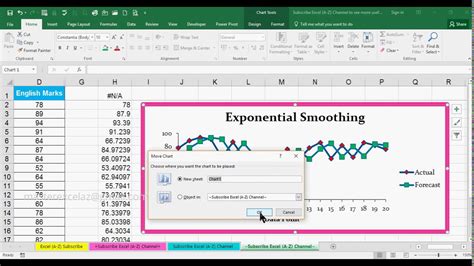 How to move in excel sheet